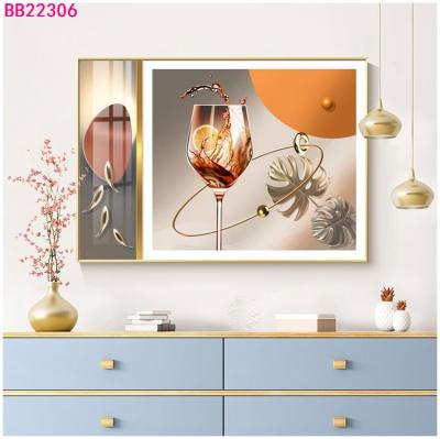 China Fashion Print Painting With View Huge Decoration Frame Size Picture Wall Painting High Level Designed Decorative Painting For Dining Room for sale