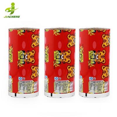 China JIACHENG Moisture Proof Printed PVC Plastic Heat Shrink Large Biodegradable Aluminum Clings Cover Food Wrap Wrapping Film Roll for sale