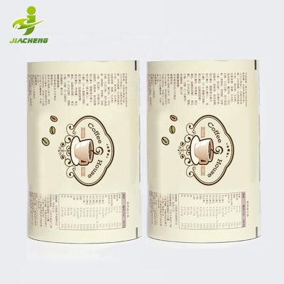 China JIACHENG Custom Size Moisture Proof Color Printed Food Rolls Packaging Bag PE PET Plastic Film For Coffee Chocolate Potato Chips Drinking for sale