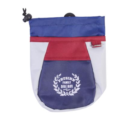 China Viable Low Price Custom Logo Outdoor Travel Walking Food Carry Dog Snack Treat Pouch Training Bag for sale