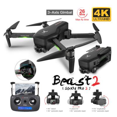 China 4K Pixel Camera SG906PRO 2 Gyro Camera 4K Camera 4K Long Time 30Mins Professional Flight 5G Wifi Rc Quadcopter Gps Drone With SD Card Slot for sale