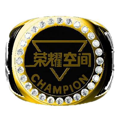 China Custom Victory Rings Gold Plating Fashion Mens Sports Jewelry Basketball Football Soccer Baseball Championship Rings for sale