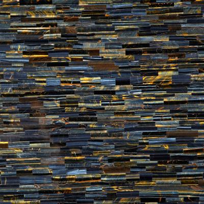 China Modern Backlit Agate Coaster Tiles Slabs Side Table Top Stone Tiger Eye Blue Semi Precious Stone Crafts for sale