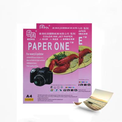 China Output Graphic Double Sided High Glossy Photo Paper A4 120/140/160/180/200/220/240/260/300G Glossy Inkjet Coated Photo Paper for sale