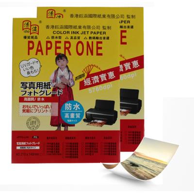 China Output Graphic Cast Coated Double Sided High Glossy Inkjet Printing Photo Paper A4 120/140/160/180/200/220/240/260/300GSM Glossy Paper for sale