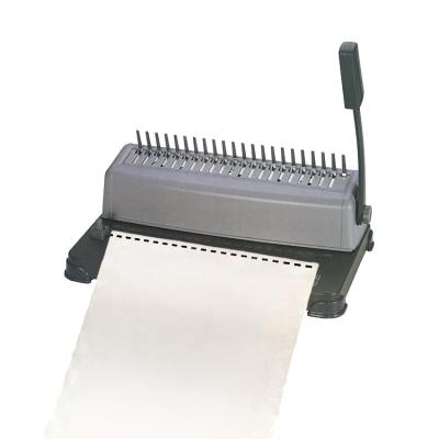 China Guangzhou Supplier Wholesale Plastic Comb Binding Catalog And Manual Wire Comb Binding Machine for sale