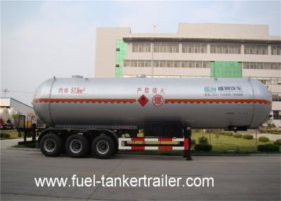 China 50000 liters LPG bullet trailers / gas bulk tanks tri-axles LPG tank semi trailer for sale