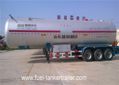 China 60CBM LPG tank trailer for Liquefied petroleum gas transportation for sale