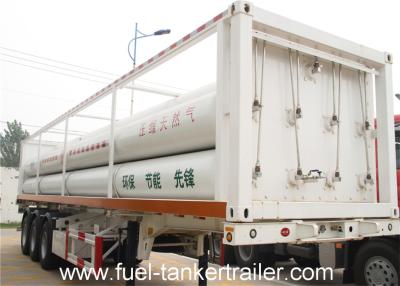 China SHENGRUN 6 Tube CNG Tank Trailer with 25.02m3 Total Cylinder Volume for sale