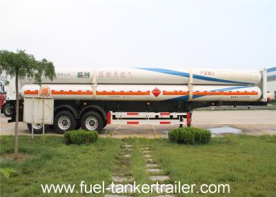 China 3 Axles Propane Tank Trailer Delivery Trucks CNG Gas Tank Semi Trailer for sale