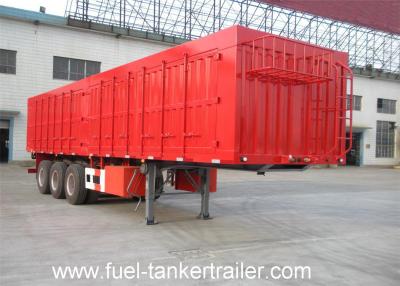 China 3 Axle Enclosed Cargo Semi Trailer with Common Mechanical suspension for sale