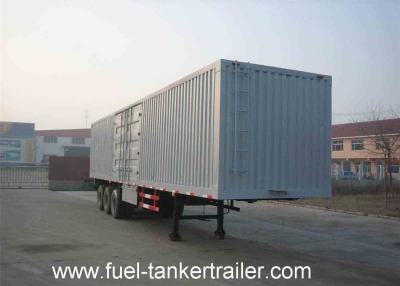 China 40ton - 50ton Van semi trailer , cargo box Semi trailer with FUWA 13Tons 3 axle for sale