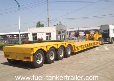 China 13000*3000*1700 Size and Steel Material 13m 60 ton low bed semi trailer for sale