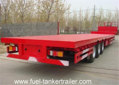 China Low Flatbed Utility Trailers / 40 Foot Flatbed Trailer / Semi Truck Trailer for sale