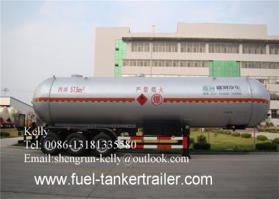 China 49600 Liters Volume LPG Tank Truck Semi Trailer For Propane Delivery for sale