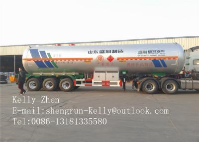 China DN 25 mm LPG Semi Trailer With Liquefied Petroleum Gas Transport Tanks for sale