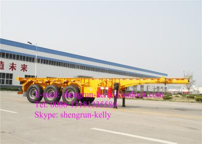 China 40ft 3 Axles Trailer Chassis / 40 Tons Capacity 40ft Shipping Container Trailer for sale