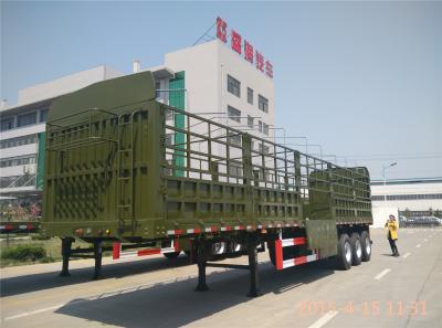 China 40 Feet High Side Wall Trailers Fence Semi Trailer Side Board Trailer for sale