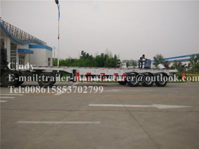 China ISO Tri Axles 40FT Skeleton Shipping Container Chassis Trailers for sale