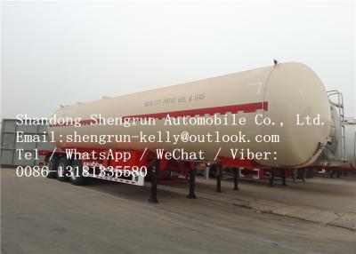 China Safety 13.56 mm Tank Thick LPG Semi Trailer with 58.8 cbm Loading capacity for sale