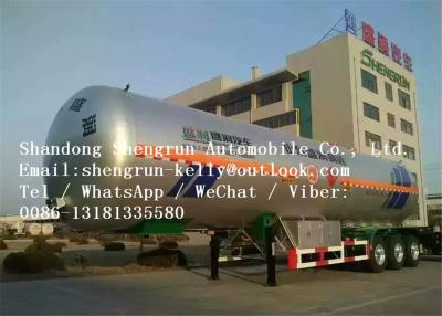 China ISO 1.61 Mpa Propane Lpg Gas Shipping LPG Semi Trailer 3 Axle 58.8cbm Fuwa Axle for sale