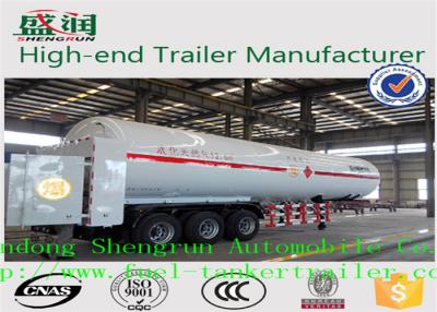 China Light  Weight Steel  LNG Semi Trailer With 3 FUWA Axles  and ABS for sale