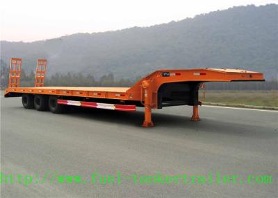 China Q345B Steel Gooseneck Semi Trailer with 2 / 3 Axles and JOST Brand for sale