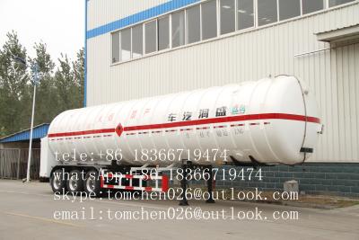 China 3 Axles LPG transport tanker 3 Axle 50M3 Semi Trailer LNG Semi Trailer for sale