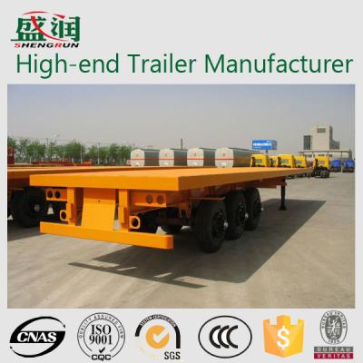 China Q345 &Q235 Steel 3 axle Container Trailer Chassis , shipping container chassis for sale