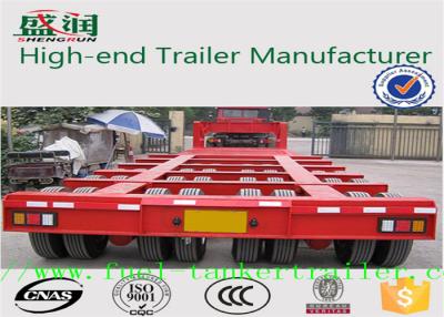 China Shengrun Q345 Steel flatbed semi trailer with JOST brand support leg for sale