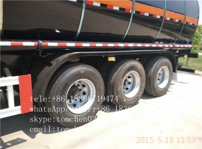 China Customized oil diesel transport fuel diesel fuel tank trailer 2 / 3 axle for sale