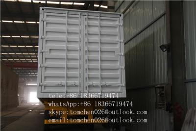 China 3 Axles Dry Cargos Transport Box Semi Trailer Common mechanical Suspension for sale