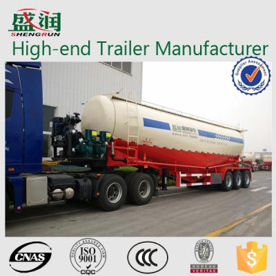 China SHENGRUN 70 Ton Bulk Cement Powder Transport Semi Trailer With FUWA Axle en venta