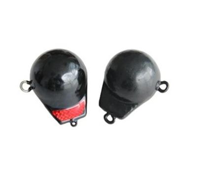 China Cast Iron Material And Lead Material Cast Iron And Lead Material PE PVC Coated Round Type Bomb Cannon Ball Weight Downrigger for sale