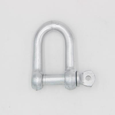 China Heavy Industry Galvanized Shackle 5 Ton D Chain Shackle Carbon Steel European Type Big Dee Shackles Price for sale