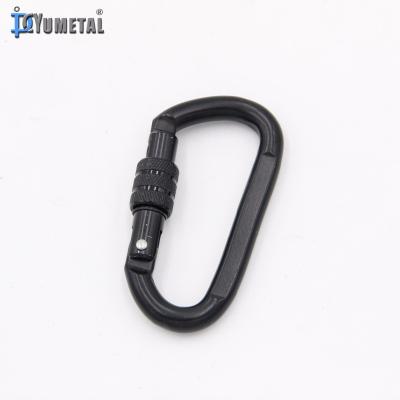 China Black Painted Snap Type D Carbon Steel Hook Carbine Hook for sale