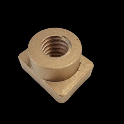 China Eco-friendly casting and disassembly gate valve parts stem and stem brass nut for sale