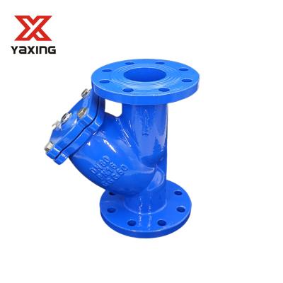 China General High Quality DIN3202 F1 Cast Ductile Iron Y Type Strainer Filter For Water for sale