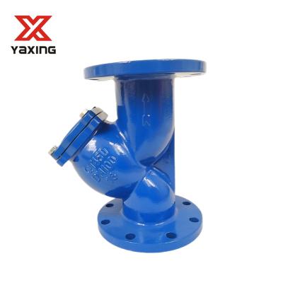 China General Customization Ductile Iron Short Type Y Strainer Filter Ductile For Water for sale