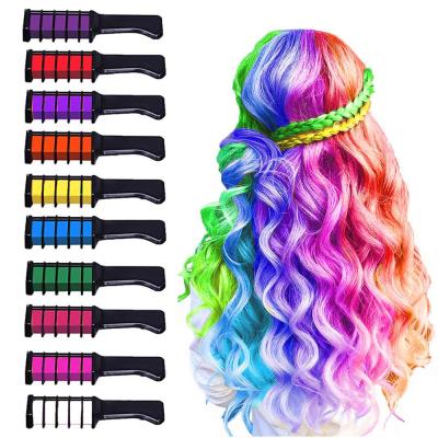 China 10 Colors Hair Chalk for Girls Gift, Kids Temporary Bright Hair Color, Hair Chalk Comb Birthday New Year Gift for Girls of Ages BQ216 for sale