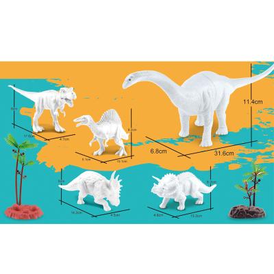 China Education Creativity Coloring Toys Drawing Arts And Crafts Painting DIY Toy For Children 90x25x93 90x25x93 Dinosaur Color for sale