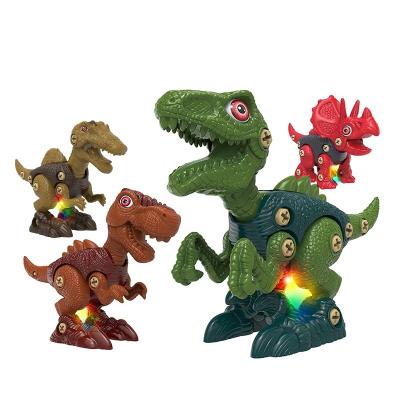 China Educational toys diy dinosaur disassemble construction engineering dinosaur toy with drill 94x43x79 94x43x79 for sale