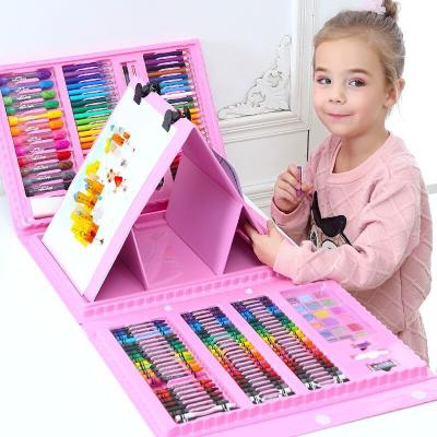 China Kids Plastic Plastic Water Color Pen Painting Drawing Set Children Pencil Tool Kit Water Pencil Drawing Board Set For Boys Girls Gift for sale