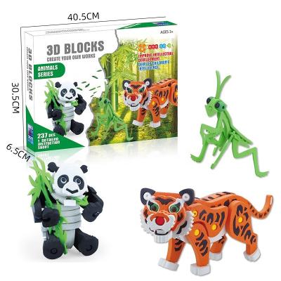 China Eva Foam 3D High Density Animal Block Puzzle Educational Toys 95.5x44x83 95.5x44x83 for sale