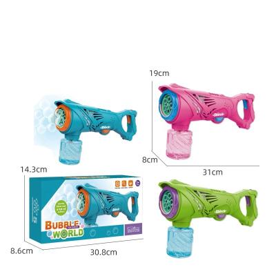 China Wholesale Electric Plastic Toys Bubble Gun Maker Wedding Bubble Machine Summer For Kids for sale