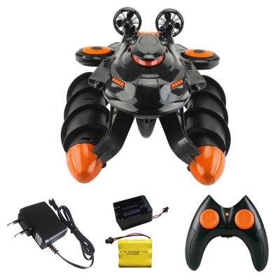 China Newest 2.4G amphibious rc hovercraft 2.4G rc hovercraft toys high quality boy toys for kids 71X51X86 71X51X86 for sale