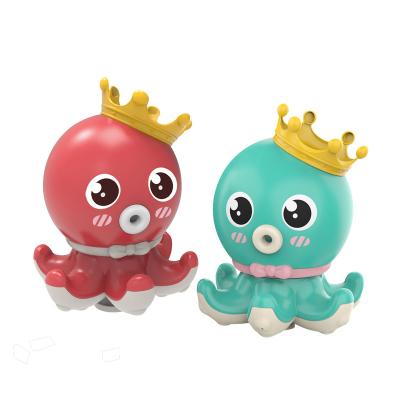 China Wholesale Plastic Bath Toy Octopus Spraying Water Bathing Game Sprinkling Bath Toy For Babies for sale