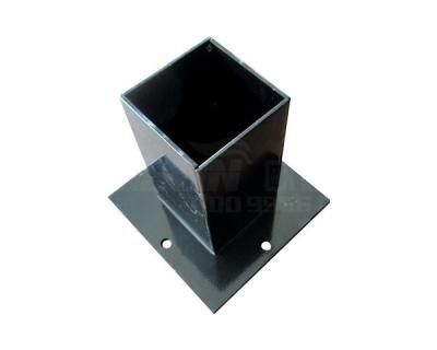 China Customized Galvanised Steel Square Wooden Pillars Base Brackets for Construction for sale