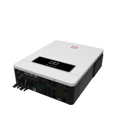 China Home 10.2Kw pure sine wave solar power system dual sine wave mppt inverter solar hybrid on/off grid inverter output for sale