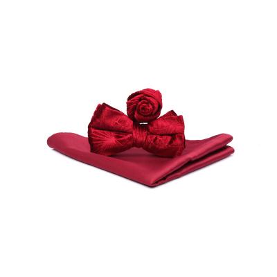 China Wholesale Velvet Fabric Different Color Self Tie Professional Bow Tie For Men's Garment for sale